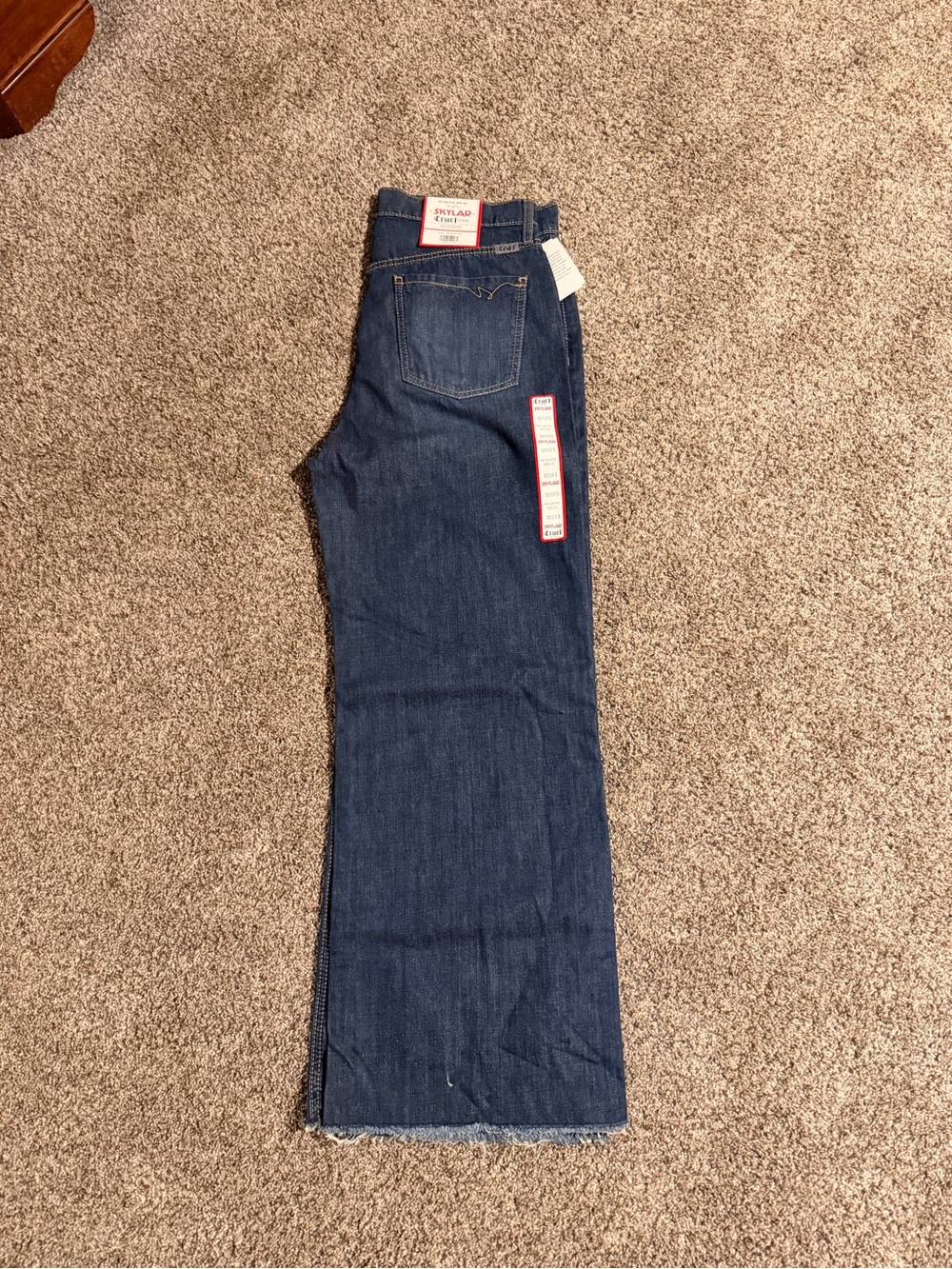 Cruel denim Dark Blue high rise wide leg jeans size 32/13 short